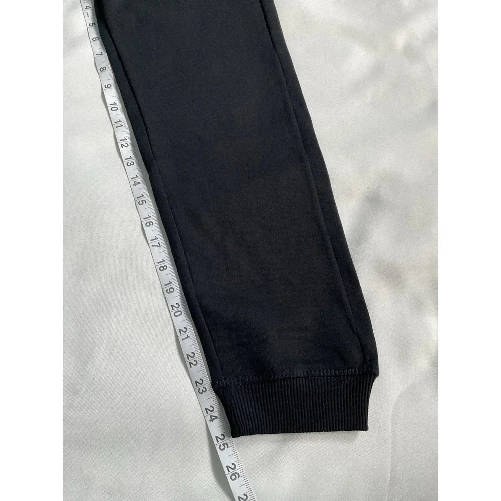 Lee Boys Fleece Joggers Pants Black Size L 10-12